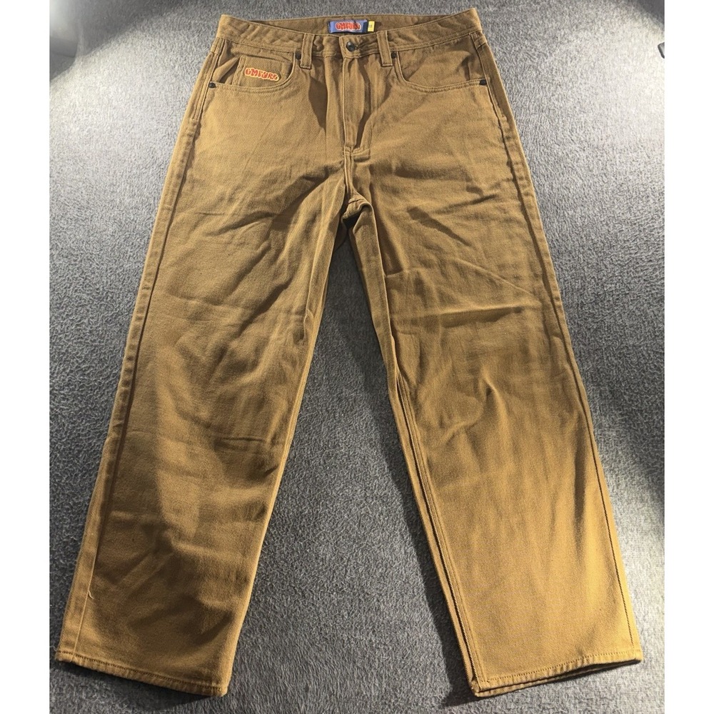 Empyre Jeans Mens Brown Relax Fit Skate Casual Size 32